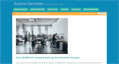 Desktop Screenshot of businessbarometer.ie